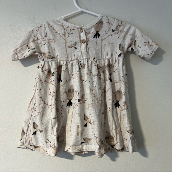 Rylee & Cru Dress Winter Birds 3-6m - Picture 4 of 6
